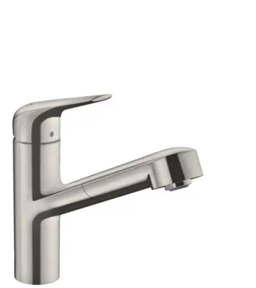 Hansgrohe HG Spültischmischer 150 Focus M42 Ausziehauslauf 1jet sBox edelstahl-optik, 71829800, Artikel in Kategorie